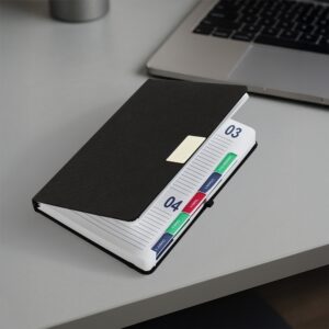 Agenda Diária 2026 A5 Capa em Linho S06090