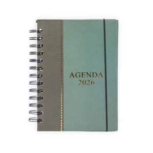 Agenda Diária A5 2026 Capa Dura Wire-O S63351