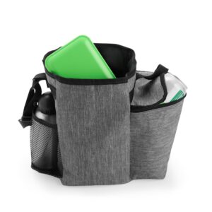 Bolsa Transversal Poliéster e PVC Mescla S23351