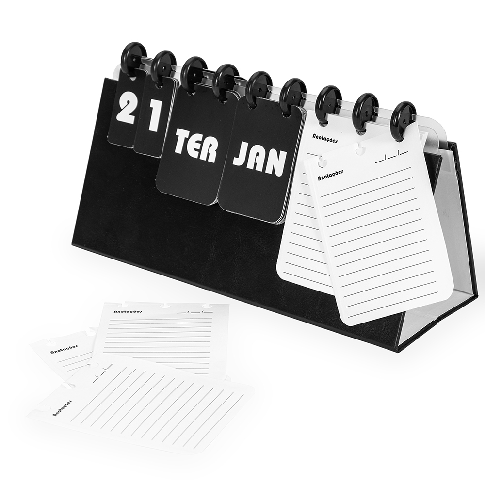 Calendário Permanente A5 de Mesa Disco S24351 - Imagem 5