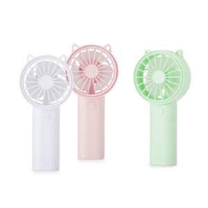 Ventilador Mini à Pilha Manual com Botão Acionamento Plástico S04050