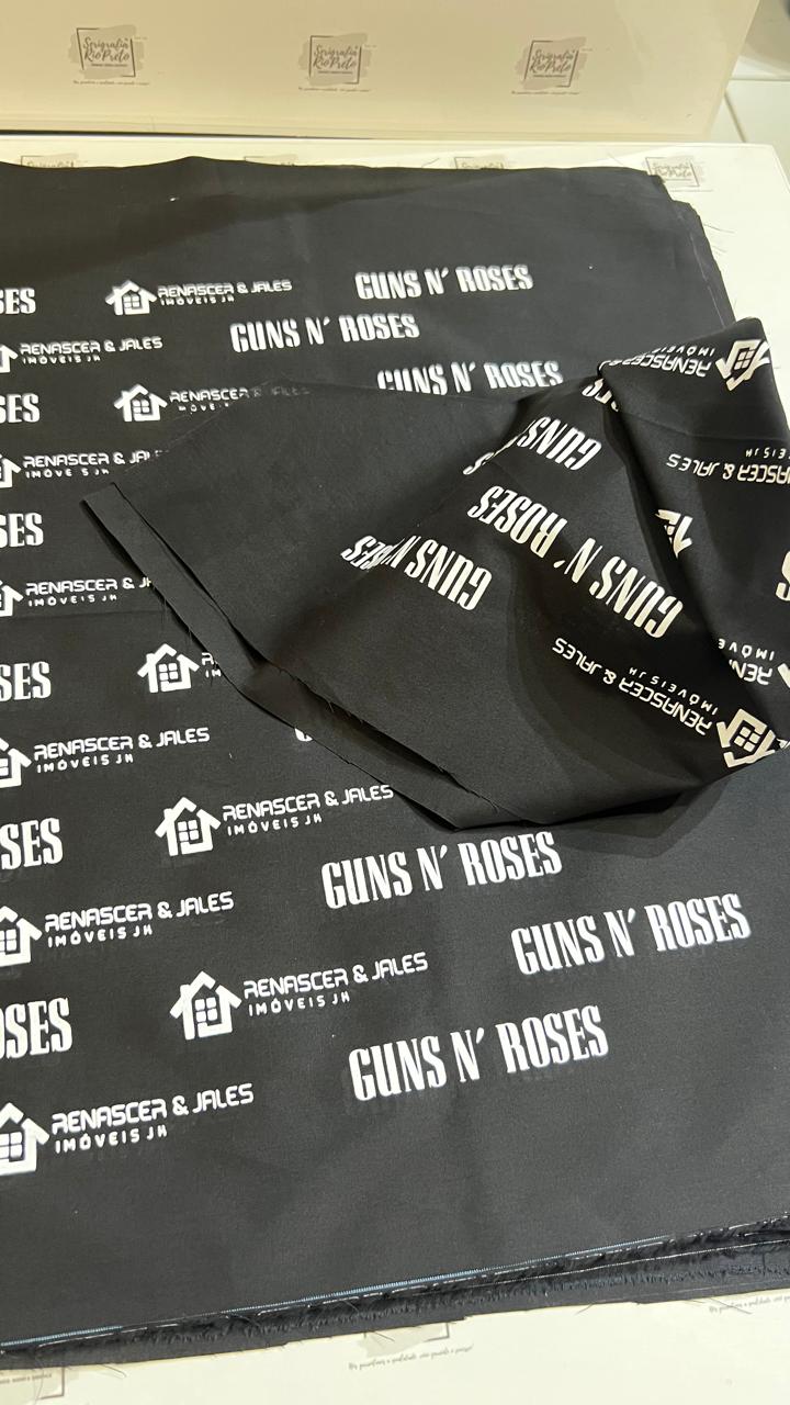 Lenço Echarpe Musseline de Seda e Bandana Personalizados Secharpe - Imagem 26