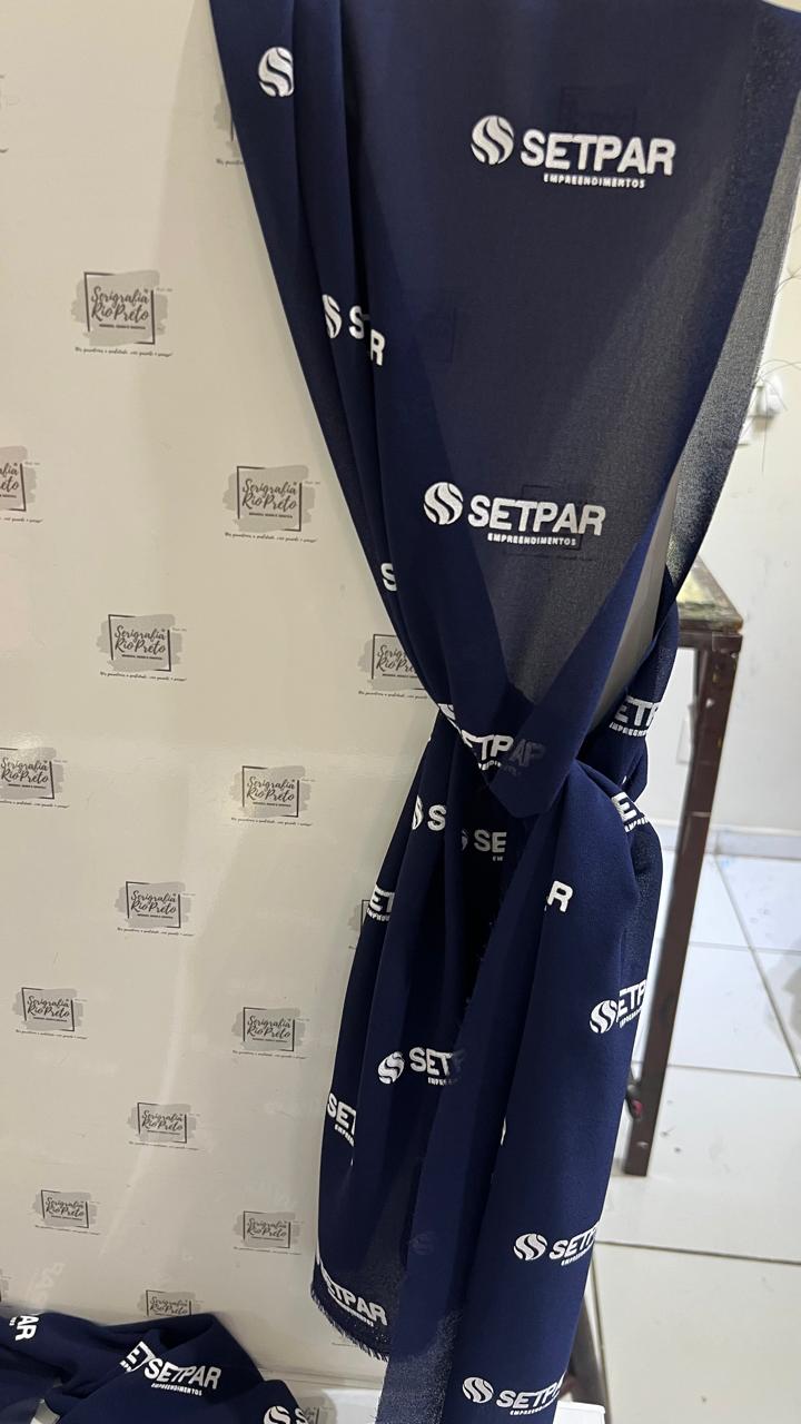 Lenço Echarpe Musseline de Seda e Bandana Personalizados Secharpe - Imagem 25