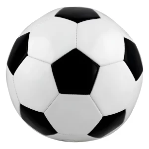 Bola Futebol Número 5 Clássica Costurada Preto e Branco Sbola