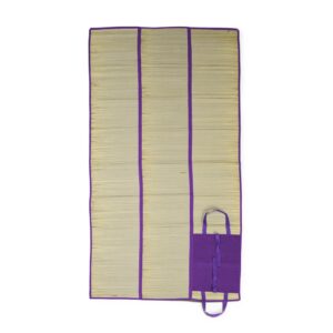 Esteira de Praia Dobravel Palha Sintética Sb12380