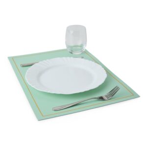 Jogo Americano Dupla Face Couro Sintético e Borracha S11280