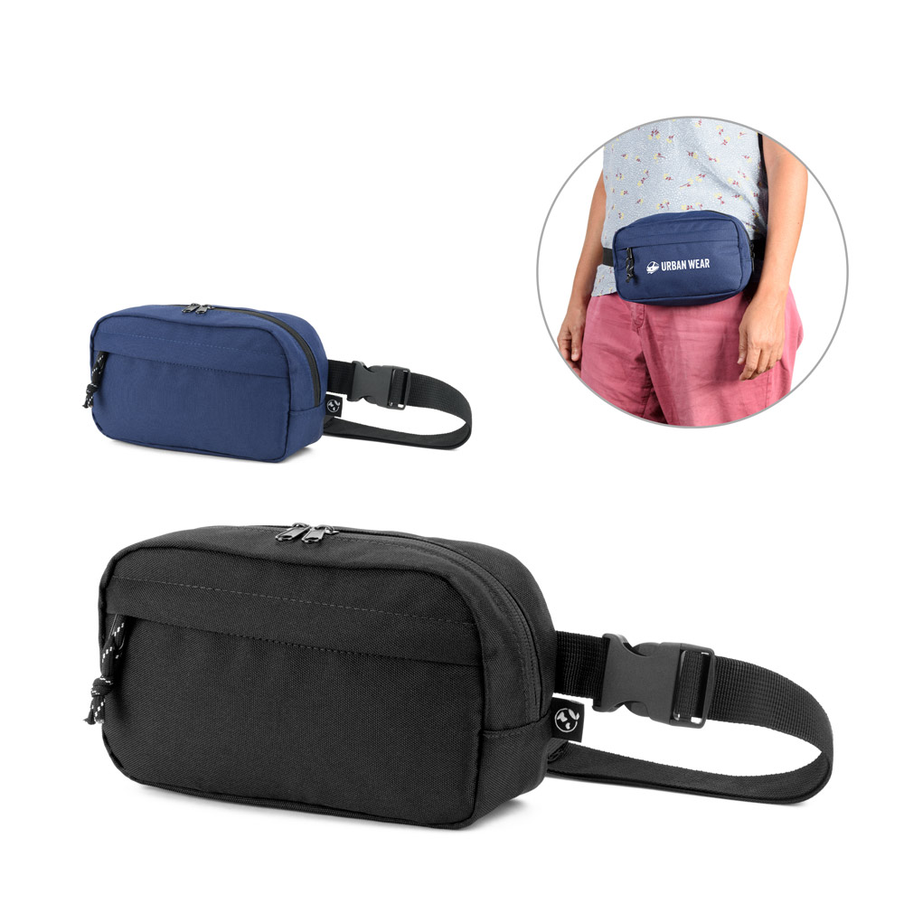 Pochete Bolsa de Cintura e à Tiracolo p-Turismo Poliéster Reciclado Sg68329