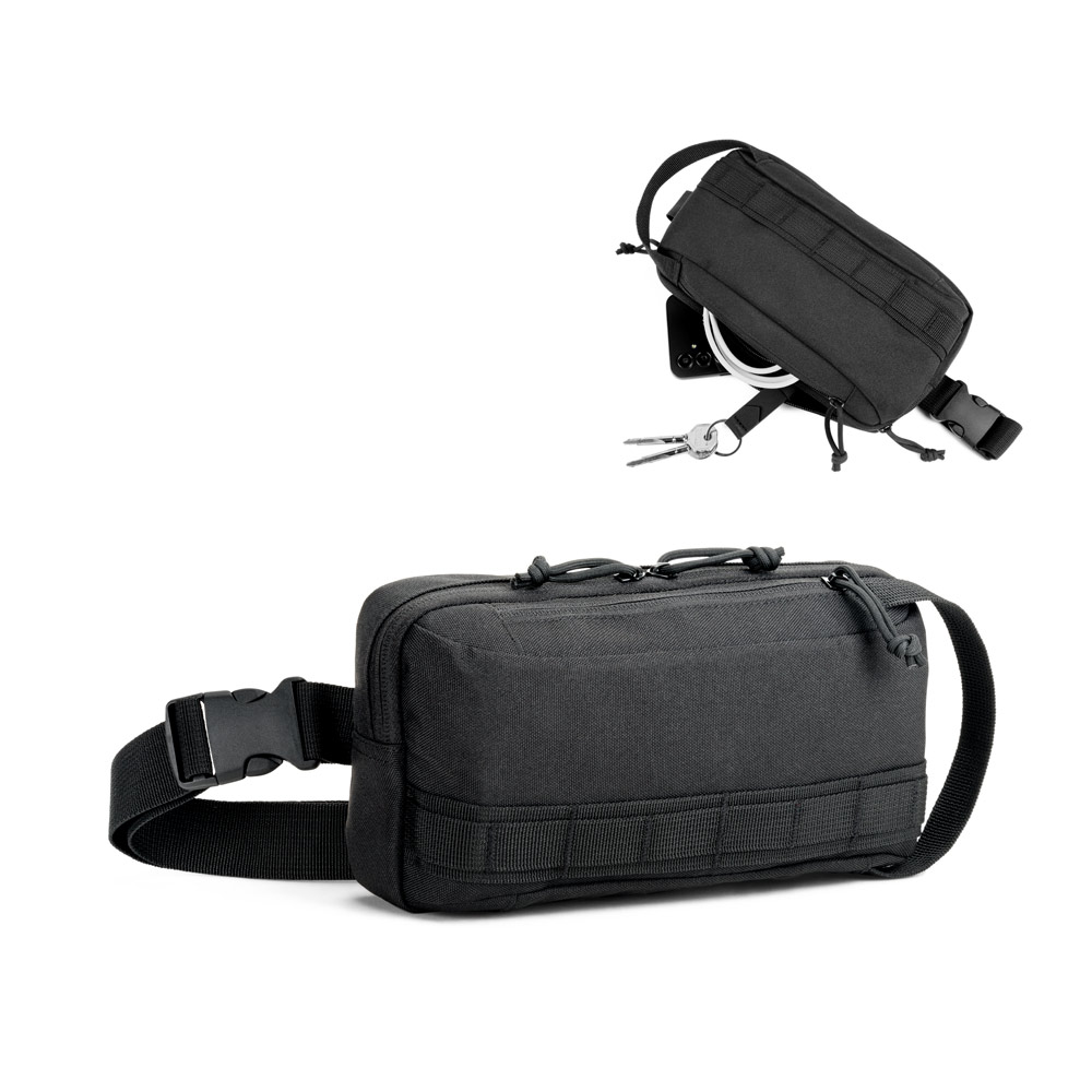 Pochete Bolsa de Cintura e à Tiracolo Turismo Poliéster Reciclado Sg88329