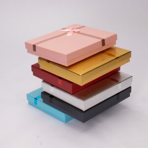 Caixa Cartonada para Presente Texturizada Tam16x19x3cm S00091