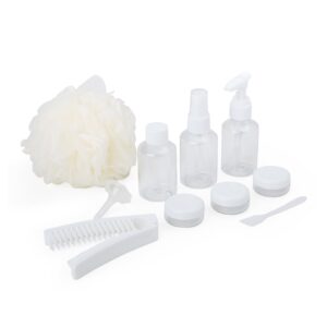 Estojo Kit Higiene e Beleza para Viagem10 Peças PVC S82981
