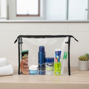 Nécessaire com Visor Transparente PVC Tam 24x32x5.5cm S06091