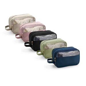 Nécessaire Poliuretano com Viseira 2 Bolsos Interno Impermeável S04091