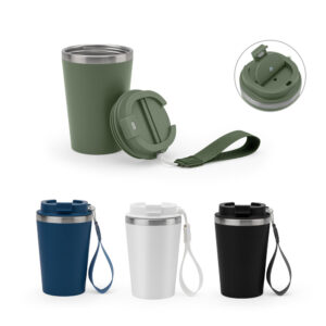 Copo de Viagem Tampa Bucks Parede Dupla Aço Inox e PP Tampa à Prova de Vazamento Sg77349