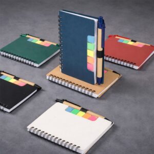 Bloco de Anotações A6 72 com Post it Autoadesivos e Caneta Eco S43191