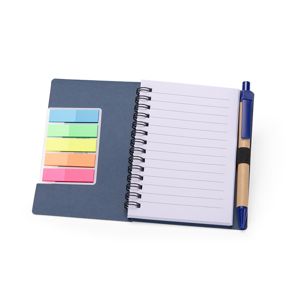 Bloco de Anotações A6 72 com Post it e Caneta Eco S43191 - Imagem 3
