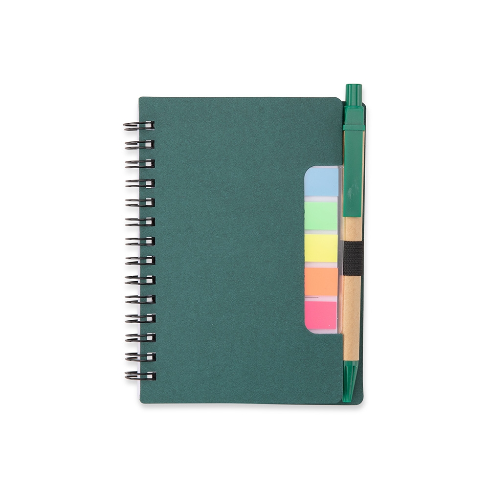 Bloco de Anotações A6 72 com Post it e Caneta Eco S43191 - Imagem 2