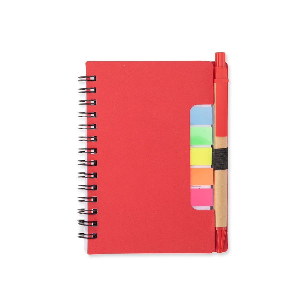 Bloco de Anotações A6 72 com Post it e Caneta Eco S43191 - Imagem 9
