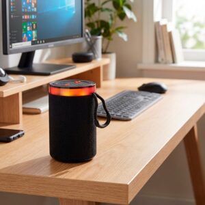 Caixa de Som USB Multimídia Bluetooth Rádio FM TWS Luzes RGB Sp09290 Sg09290