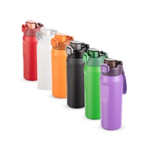 Garrafa Squeeze Térmica com Canudo Inox Parede Dupla 550ml S14290