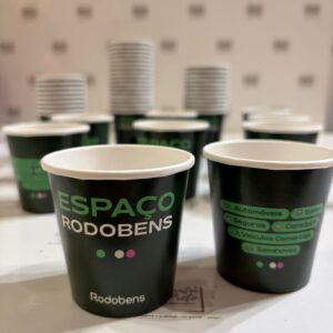 Copo de Café 100ml Papel Biodegradável Personalizado Sem limite de Cores Scafe