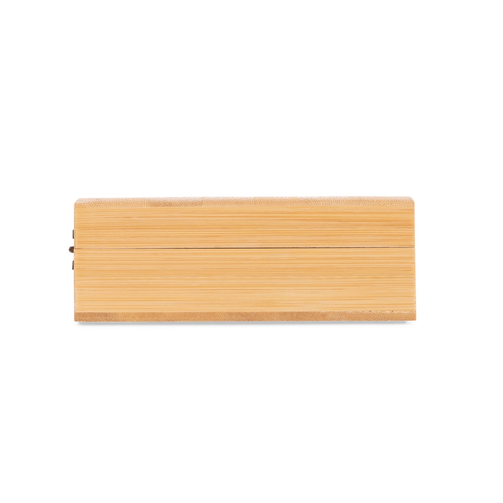 Kit Executivo Acessórios Vinho 5 Peças em Inox e Madeira de Bambu S13191 - Imagem 6