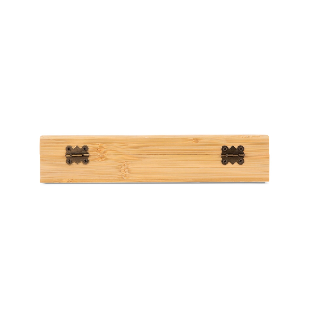 Kit Executivo Acessórios Vinho 5 Peças em Inox e Madeira de Bambu S13191 - Imagem 9
