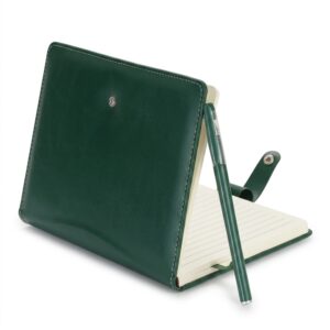 Caderno Moleskine Couro Sintético com Caneta Plastica com Fecho de Pressão S74191