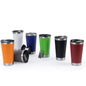 Copo Inox 500ml Parede Dupla com Tampa e Abridor S25290