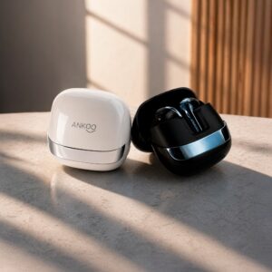Fone de Ouvido USB Intra-auricular Ankoo Bluetooth Touch c-Case Carregador e LED S80390