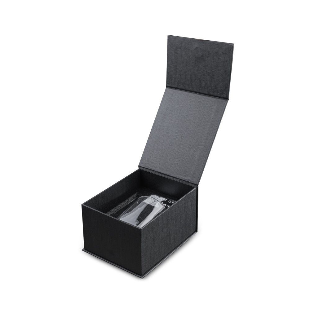 Kit Executivo p-Drinks com 1 Copo 200ml, 4 Cubos e Pegador de Gelo Metal com Estojo p-Presente S84451 - Imagem 2