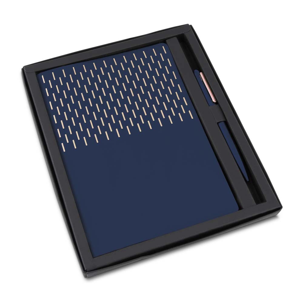 Conjunto Executivo, Caderno A5 PU e Caneta Metal com Estojo p-Presente S76351