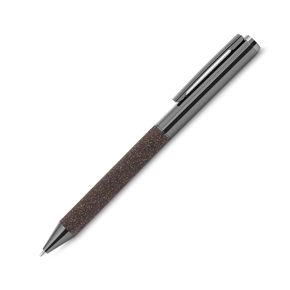 Conjunto Executivo Caderno A5 Couro Sintetico e Fibra de Café Fecho Magnético e Caneta Metal e Estojo p-Presente S86351 - Imagem 6
