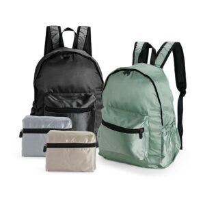 Mochila Dobrável Poliéster 18L com Bolso para Notebook 14' S14091