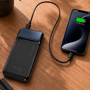 Power Bank 10.000mAh USB Ankoo c-Painel Mutissaidas Carrega 3 Dispositivos S31390