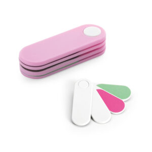 Conjunto Lixas para Unhas 4 peças abrasivas e polidoras Sg25849 Sg13111