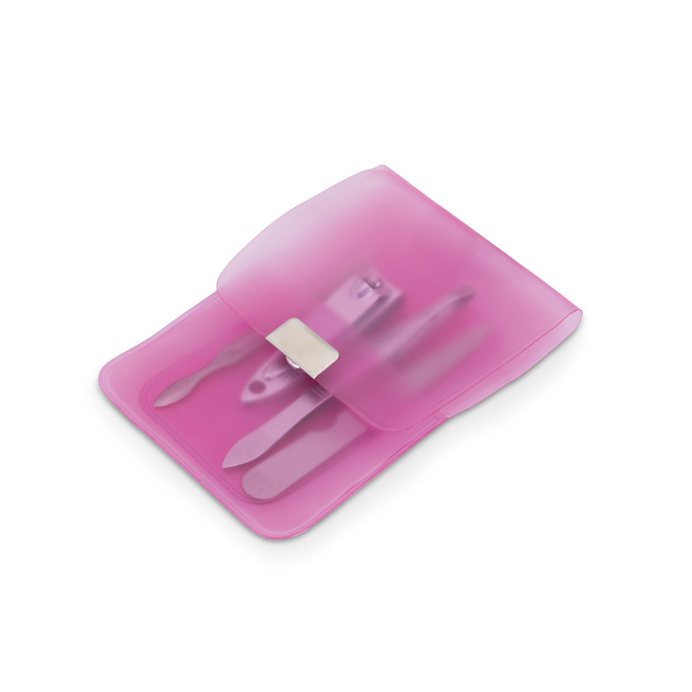 Conjunto Manicure Aço Inox 4 peças Estojo PVC Sg75849 - Imagem 2