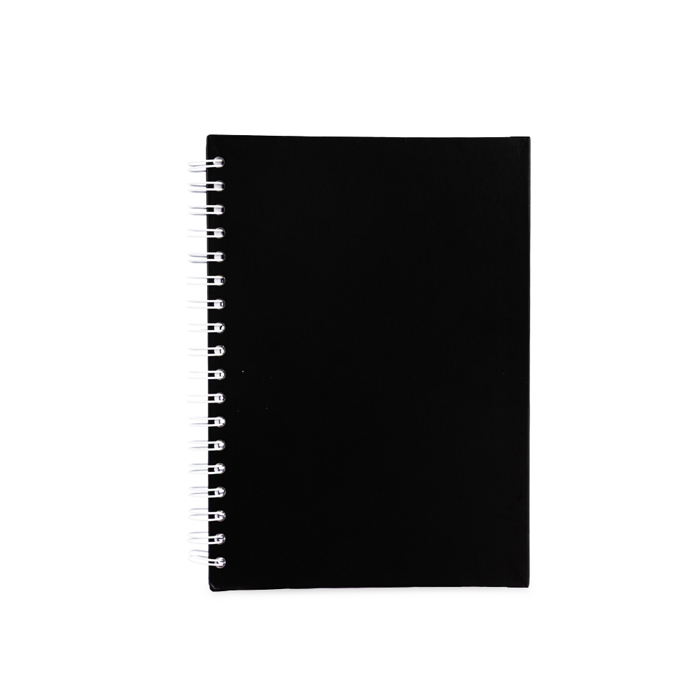Caderno A5 Wire-O Capa Dura Laminação Fosca e Brilho 96F com Pauta S66451 Sf66451 - Imagem 4