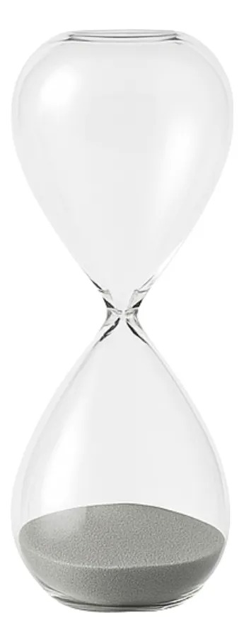 Ampulheta Temporizador Decorativa 05 Minutos em Vidro Borosilicato Tam 12.7x5cm Sampuleta - Imagem 3