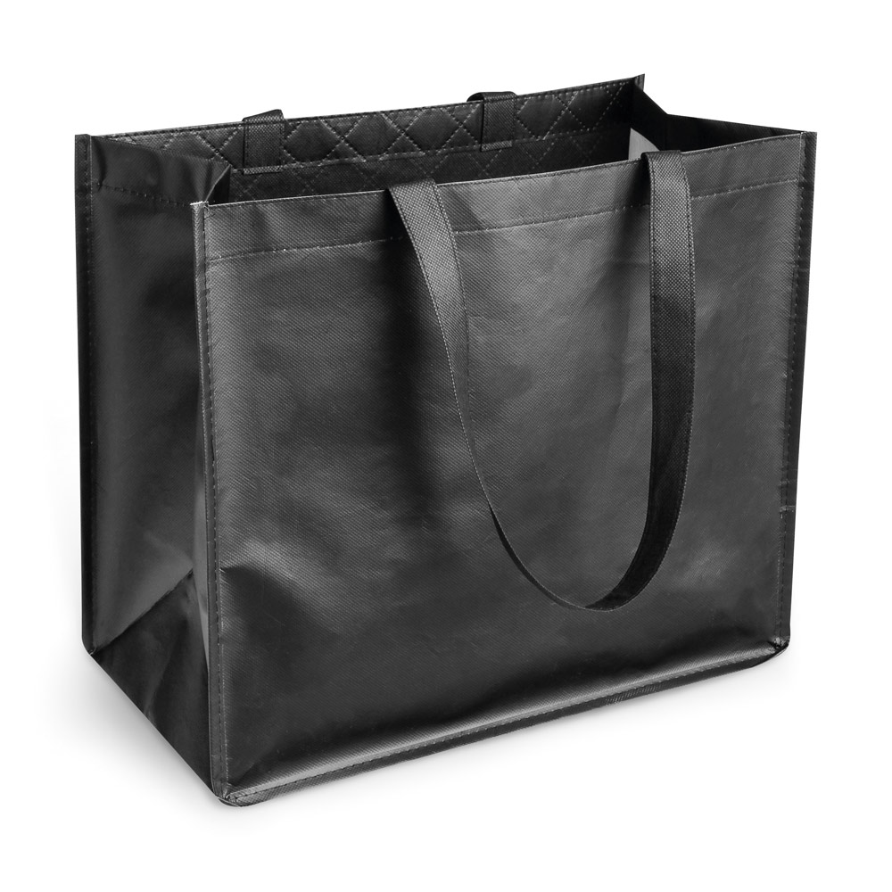 Sacola Non-wove/TNT Laminado com Bolso Externo Tam 38x33x20cm Sg95829 - Imagem 4