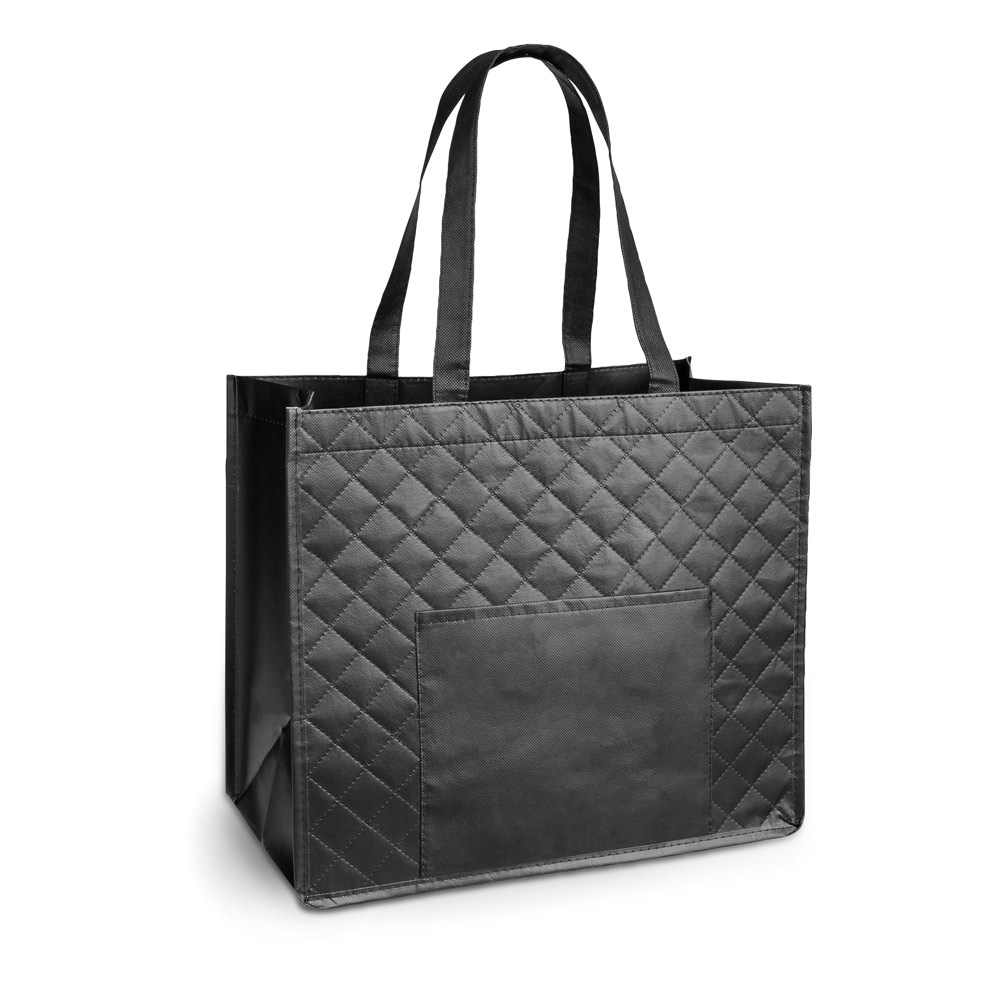 Sacola Non-wove/TNT Laminado com Bolso Externo Tam 38x33x20cm Sg95829 - Imagem 5