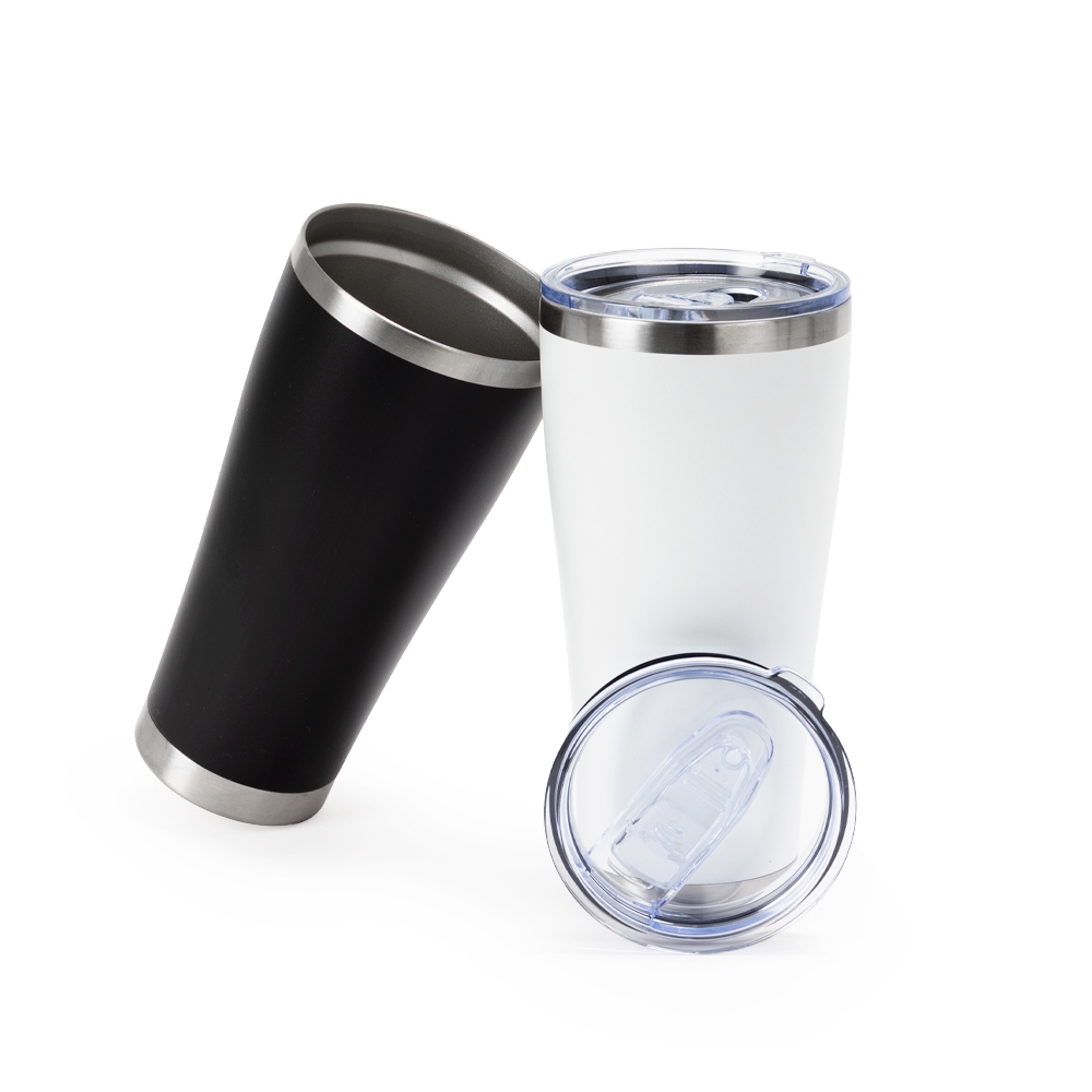 Copo Térmico 800ml Inox Parede Dupla com Tampa S24290
