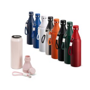 Garrafa Squeeze Térmica 500ml Inox Parede Dupla S06190