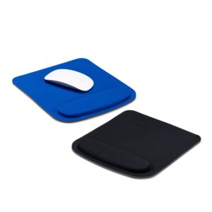 Mouse Pad Ergonômico Poliéster Apoio Punho Espuma Base EVA S63190