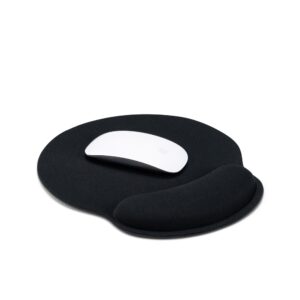 Mouse Pad Ergonômico Flexível Poliéster Apoio Punho Espuma Base Borracha S14190