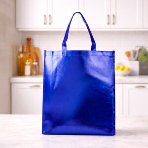 Sacola Non-woven/TNT Laminado Metalizado Tam 45x40x9cm S24190
