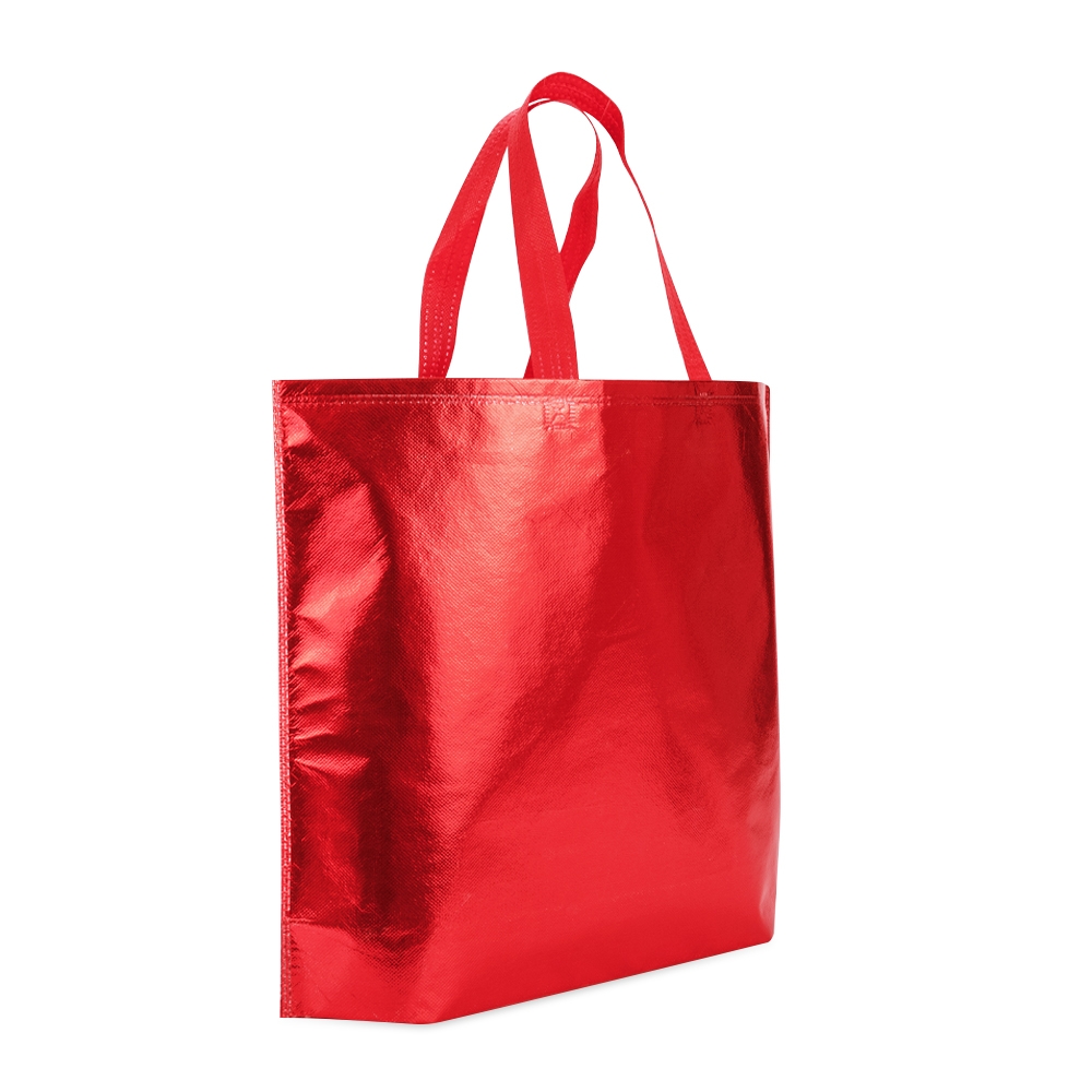 Sacola Non-woven TNT Metalizada Tam 40x50x12cm Alça 57cm Sn35451 - Imagem 4