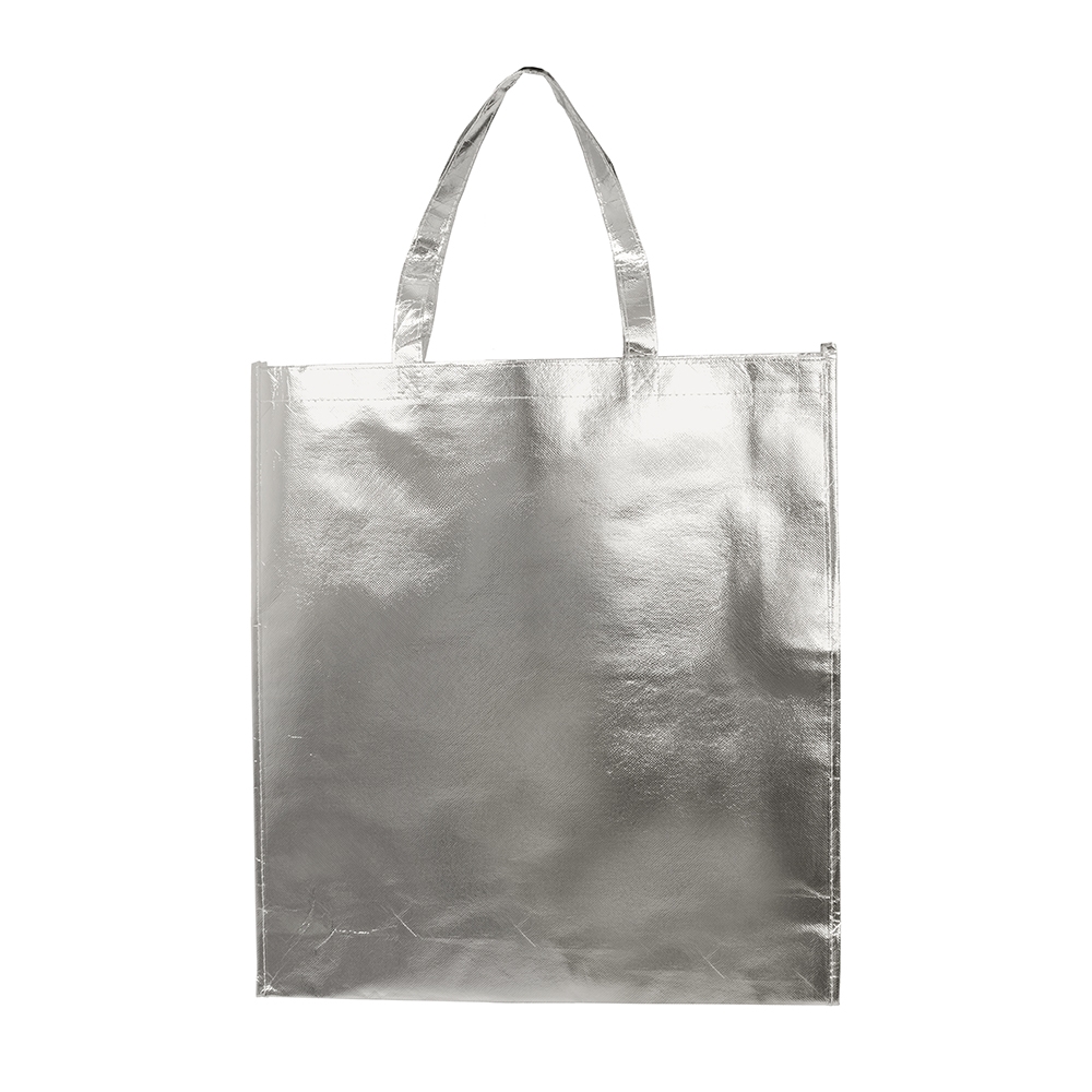 Sacola Non-woven/TNT Laminado Metalizado Tam 50x45x11cm S34190 - Imagem 5