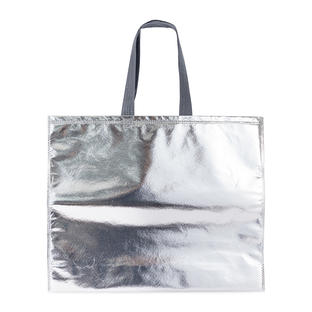Sacola Non-woven TNT Metalizada Tam 40x50x12cm Alça 57cm Sn35451 - Imagem 3