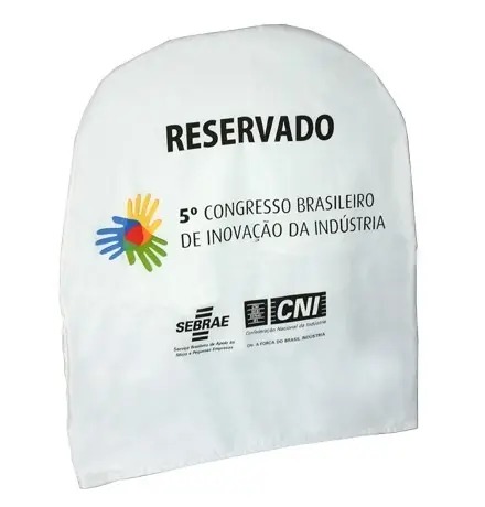 Capa de Cadeira de Eventos e Congressos em Malha Tamanho 45x45cm Scapa - Imagem 5