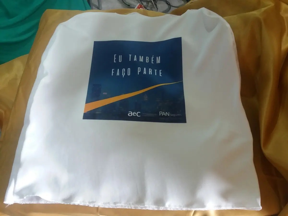 Capa de Cadeira de Eventos e Congressos em Malha Tamanho 45x45cm Scapa - Imagem 2